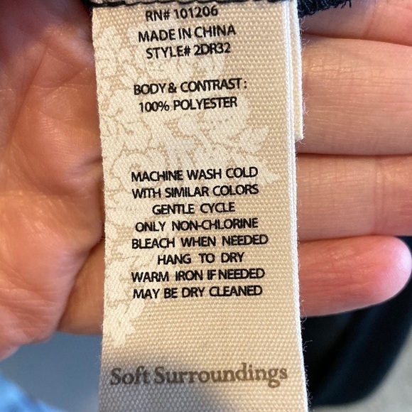 Soft Surroundings Nyssa Tank ruffle detail Size Medium elevated basic capsule - Picture 12 of 15